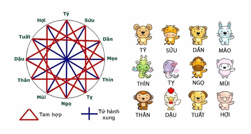 Theo ngũ hành 12 con giáp